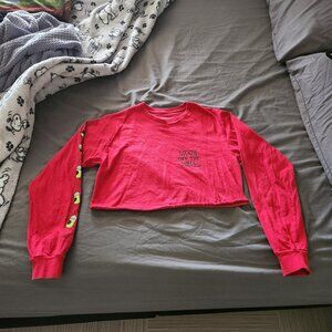 El Barto Simpsons x Vans collab long sleeve crop top